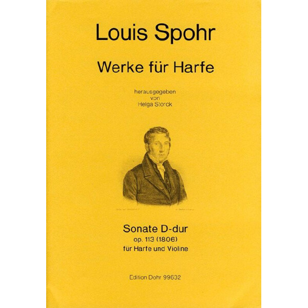 Sonate D-Dur op.113 für Harfe und