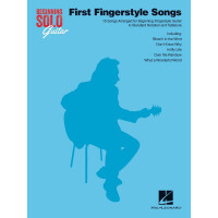 Beginning solo Guitar - First Fingerstyle Songs: