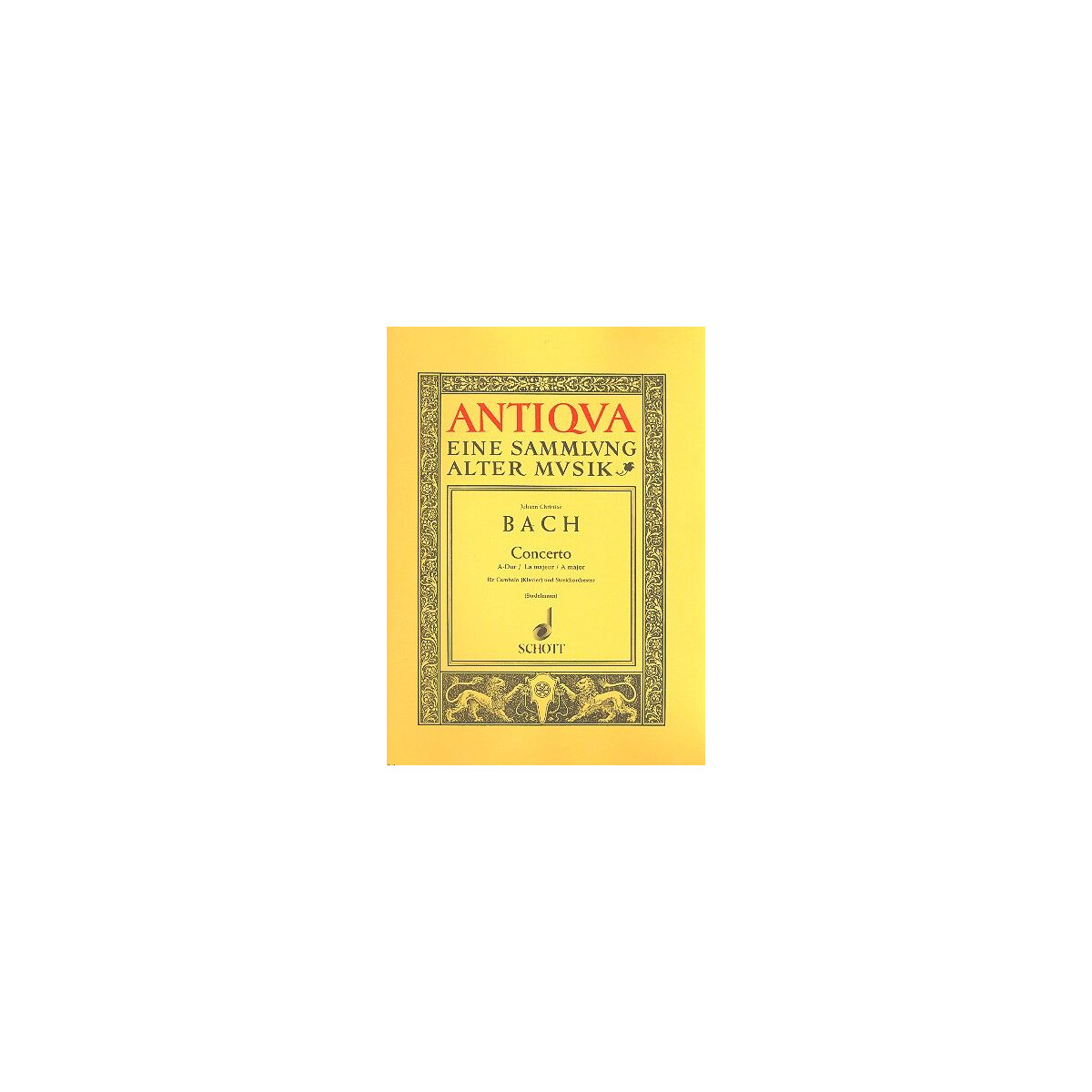 Konzert A-Dur für Cembalo