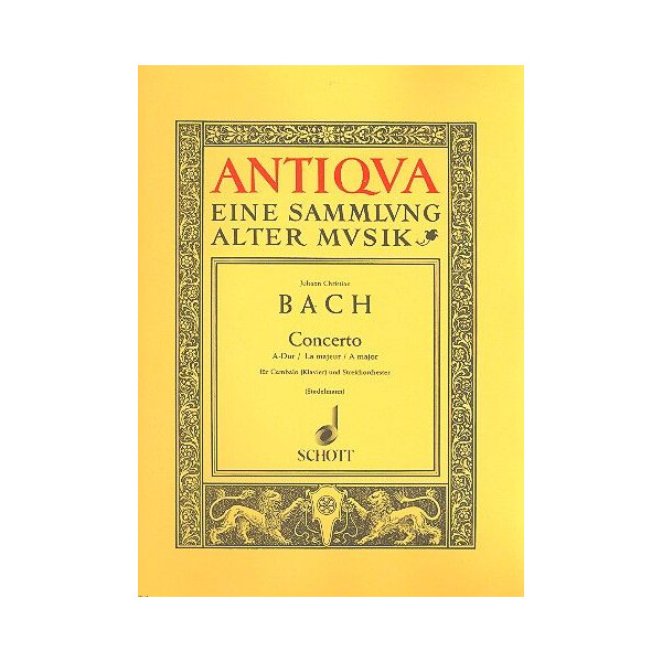Konzert A-Dur für Cembalo