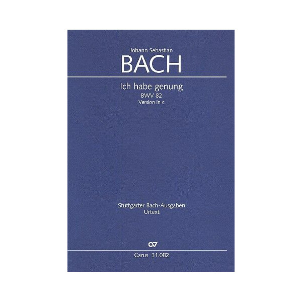 Ich habe genung BWV82 in der