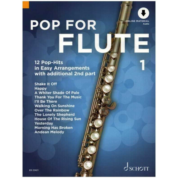 Pop for Flute Band 1 (+Online Audio)