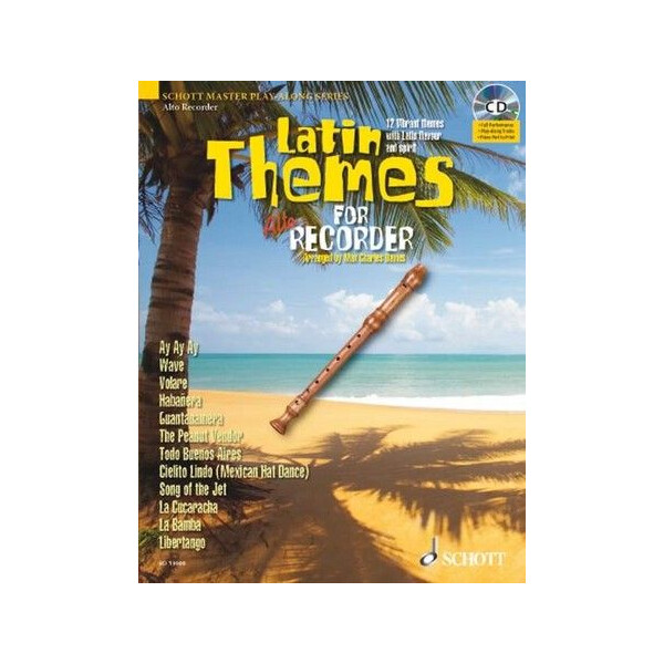 Latin Themes (+CD): für Altblockflöte