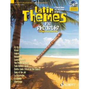 Latin Themes (+CD): für Altblockflöte