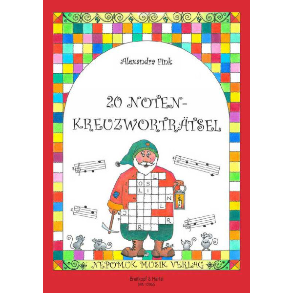20 Noten-Kreuzworträtsel