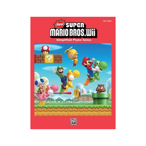 Super Mario Bros. Series Wii: for easy piano