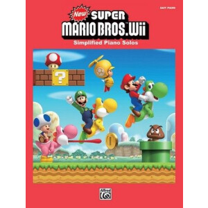 Super Mario Bros. Series Wii: for easy piano