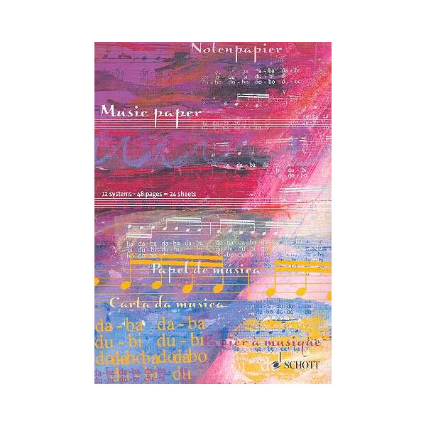 Notenheft Din A4 hoch 12 Systeme