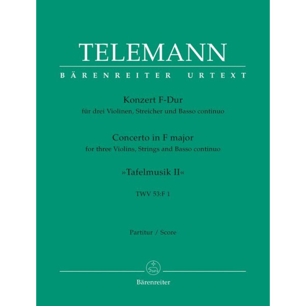 Konzert F-Dur für 3 Violinen und