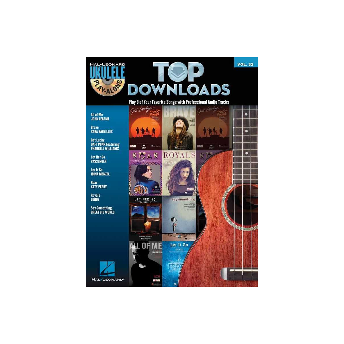Top Downloads (+CD): ukulele playalong v box