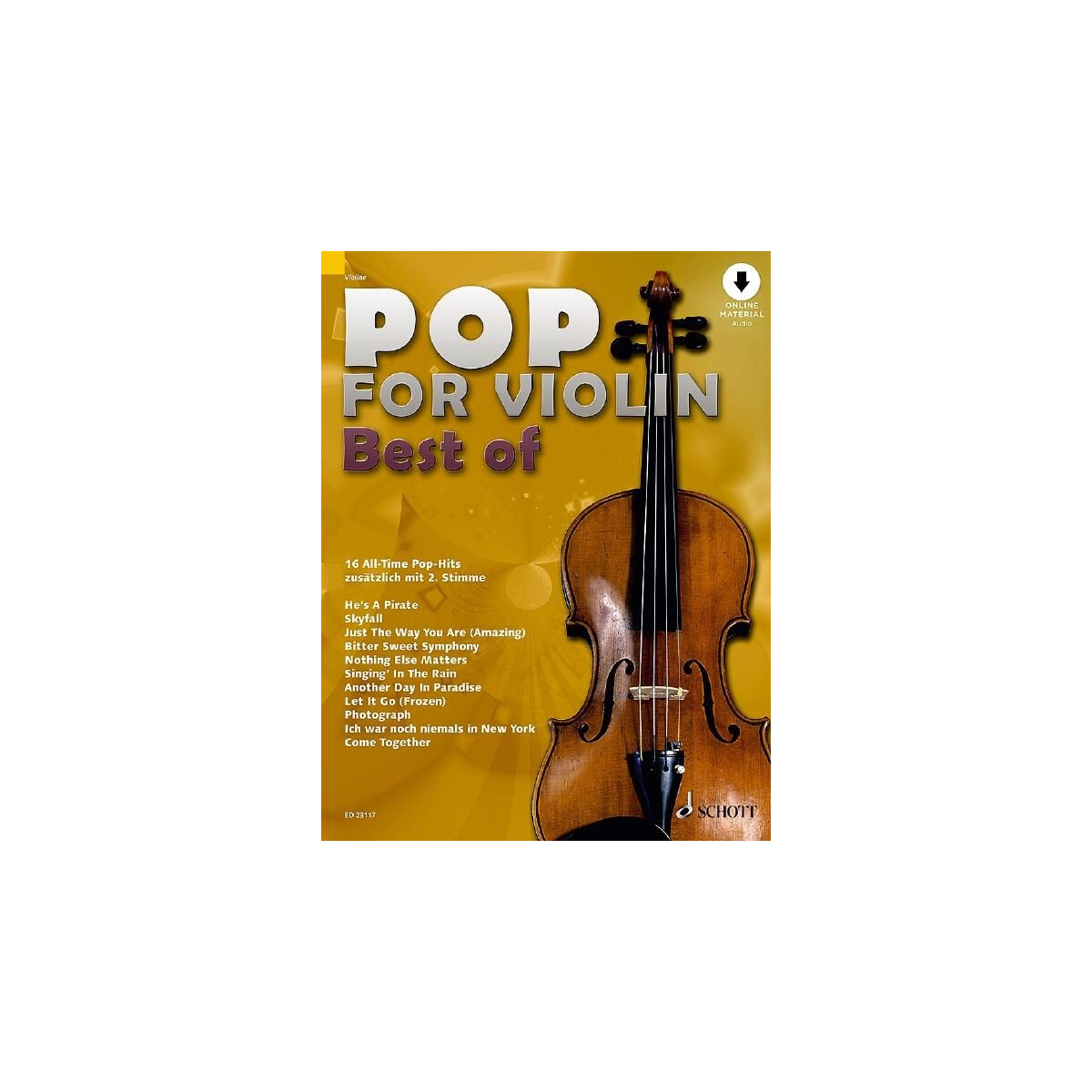 Pop for Violin - Best of (+Online Audio) box