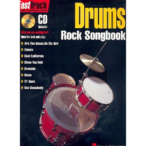 Fast Track Drums Rock Songbook (+CD):