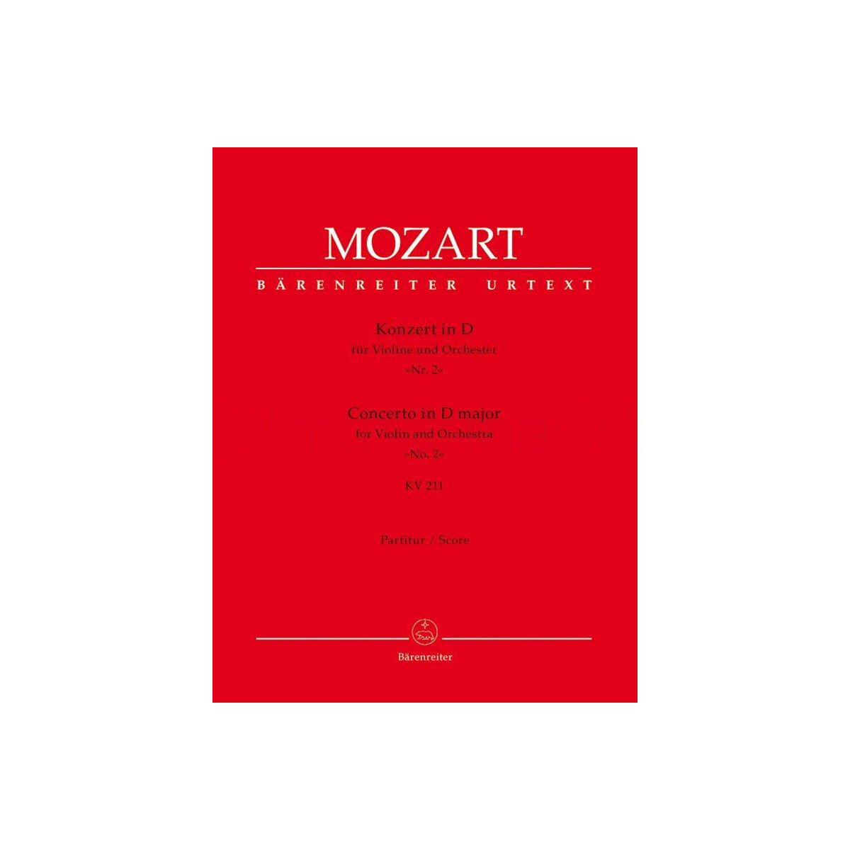Konzert D-Dur KV211 für Violine box