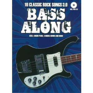 Bass along Band 7 - 10 Classic Rock Songs 3.0 (+MP3-CD):