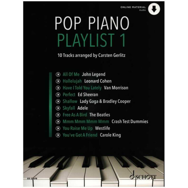 Pop Piano Playlist Band 1 (+Online Audio)