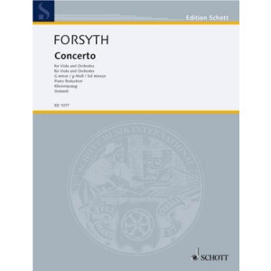 Concerto g minor for viola and