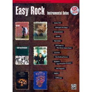 Easy Rock (+CD): for violin and piano