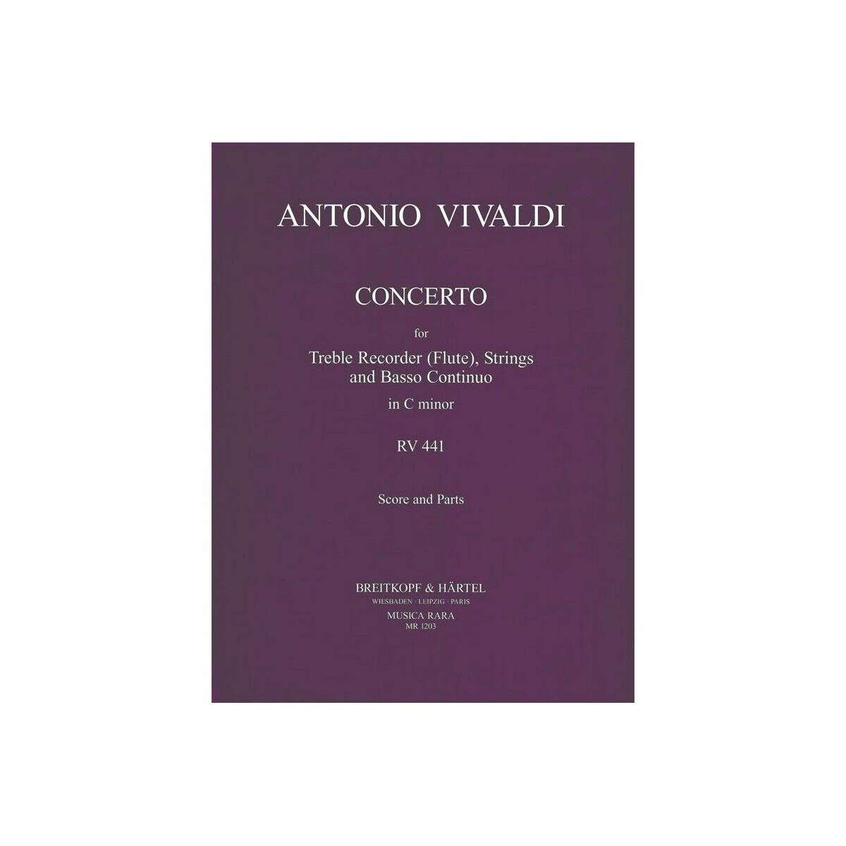 Fl&ouml;tenkonzert in c RV441