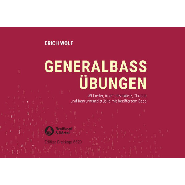 Generalbassübungen 99 Lieder,