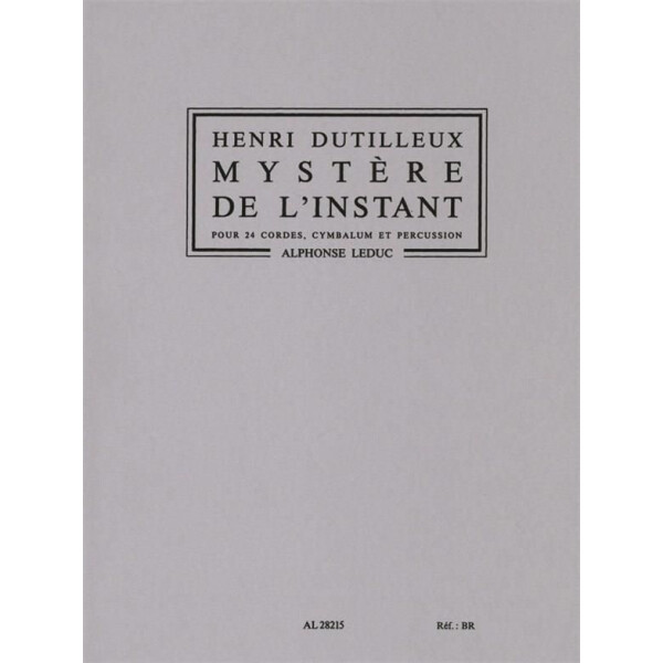 Mystere de linstant pour 24 cordes,