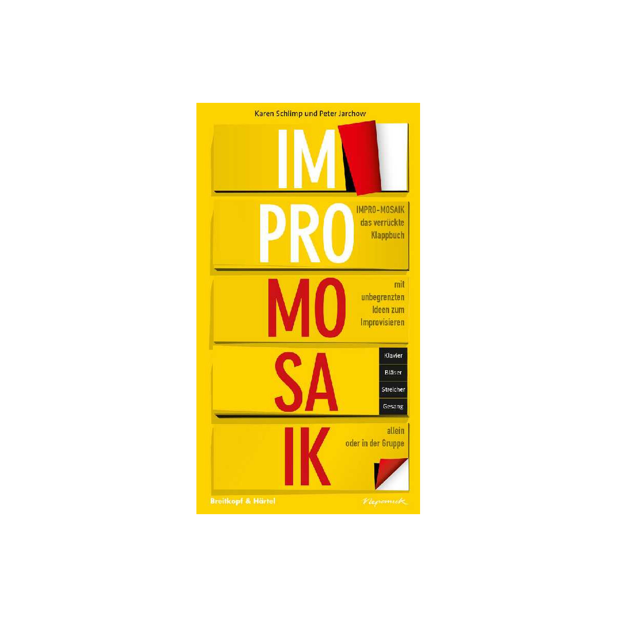 Impro-Mosaik das verrückte Klappbuc box