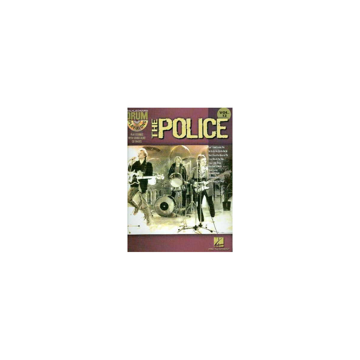 The Police (+CD): drum playalong vol.12 box