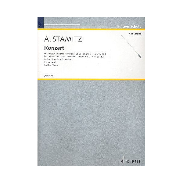 Konzert G-Dur für 2 Flöten und