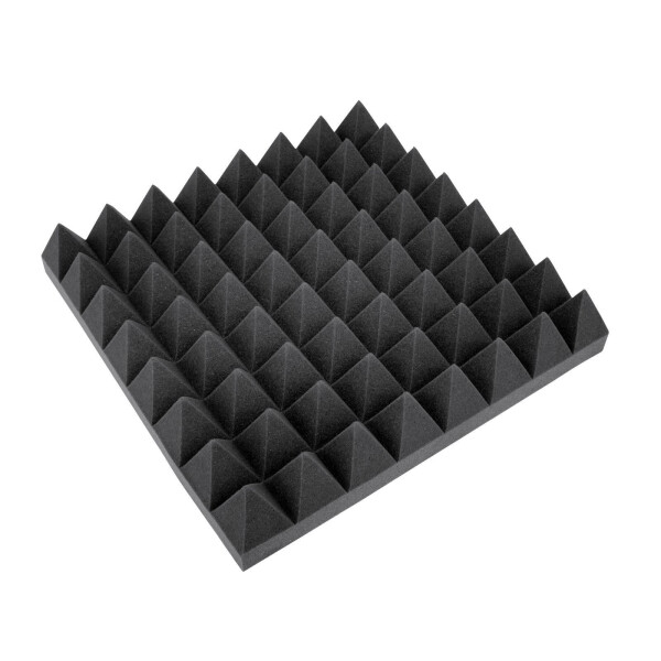 Omnitronic acoustic foam pyramid 100mm, 50x50cm