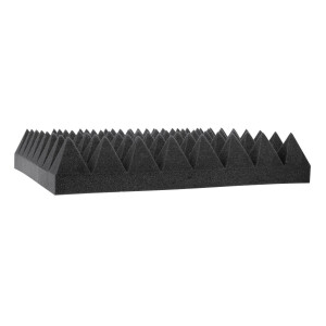 Omnitronic acoustic foam pyramid 100mm, 50x50cm