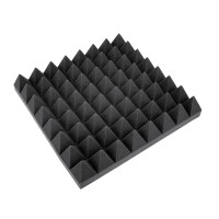 Omnitronic acoustic foam pyramid 100mm, 50x50cm