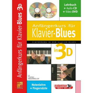 Anfängerkurs für Klavier-Blues in 3D