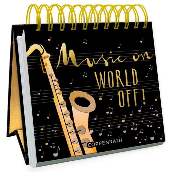 Kleines Spiralbuch: Music on, World off!