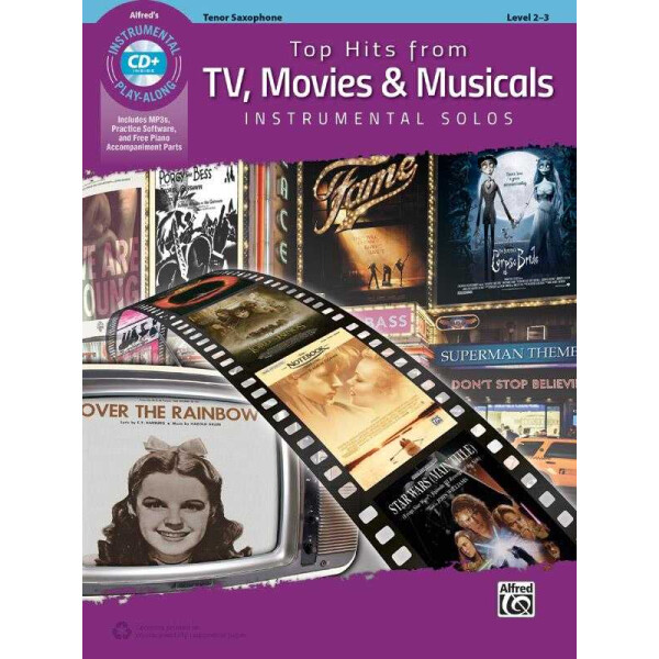Top Hits from TV, Movies and Musicals (+Online Audio):