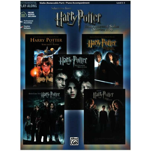 Selections from Harry Potter vol.1-5 (+Online Audio):