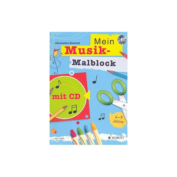 Mein Musik-Malblock (+CD)