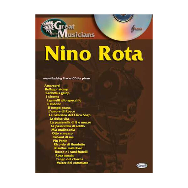Nino Rota (+CD): for piano (vocal/guitar)