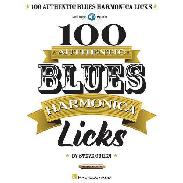 100 authentic Blues Harmonica Licks (+Download Access)