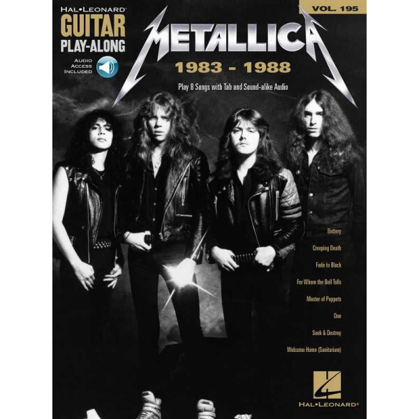 Metallica 1983-1988 (+Online Audio Access): guitar playalong vol.195