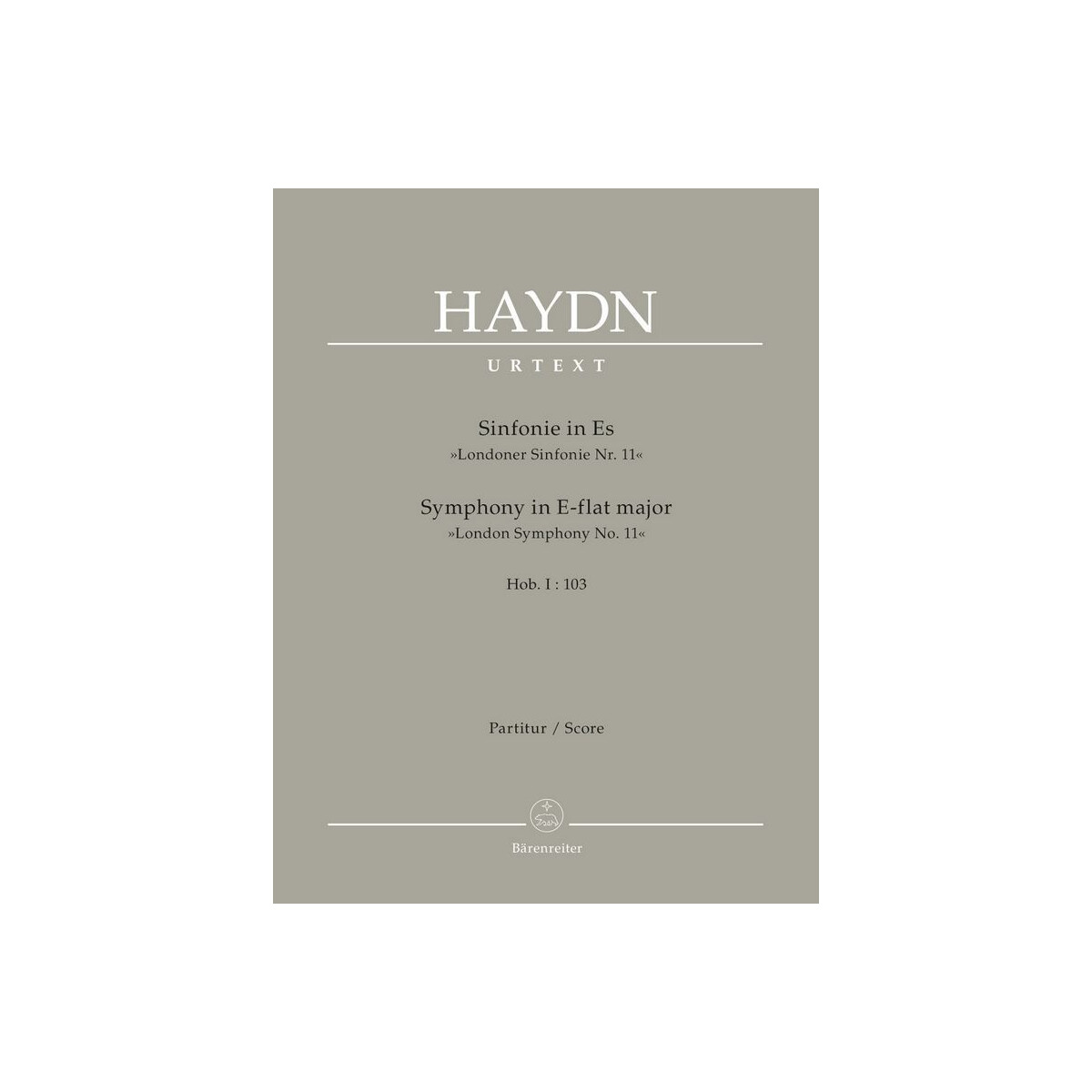 Sinfonie Es-Dur Hob.I:103 f&uuml;r Orchester