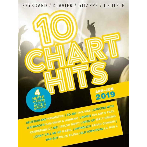 10 Charthits - April bis Juni 2019: