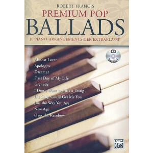 Premium Pop Ballads (+CD): für Klavier