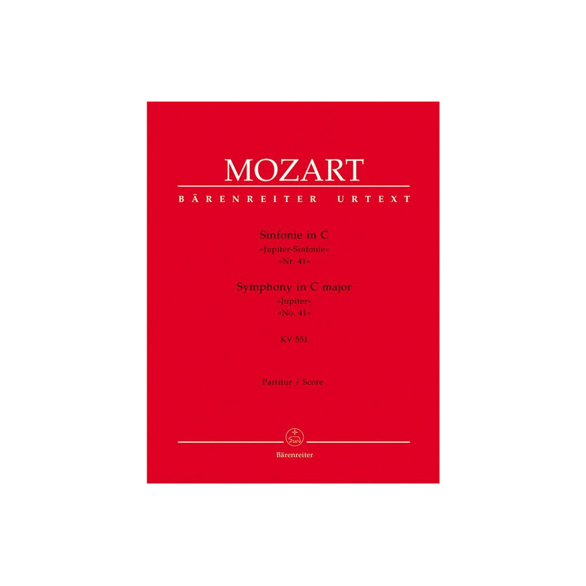 Sinfonie C-Dur KV551 f&uuml;r Orchester