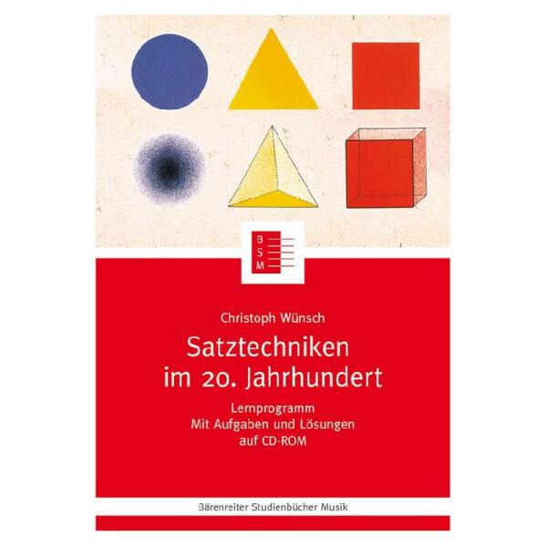 Satztechniken im 20. Jahrhundert (+CD-ROM)