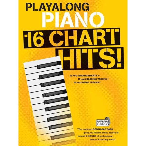 Playalong Piano - 16 Chart Hits (+Download):