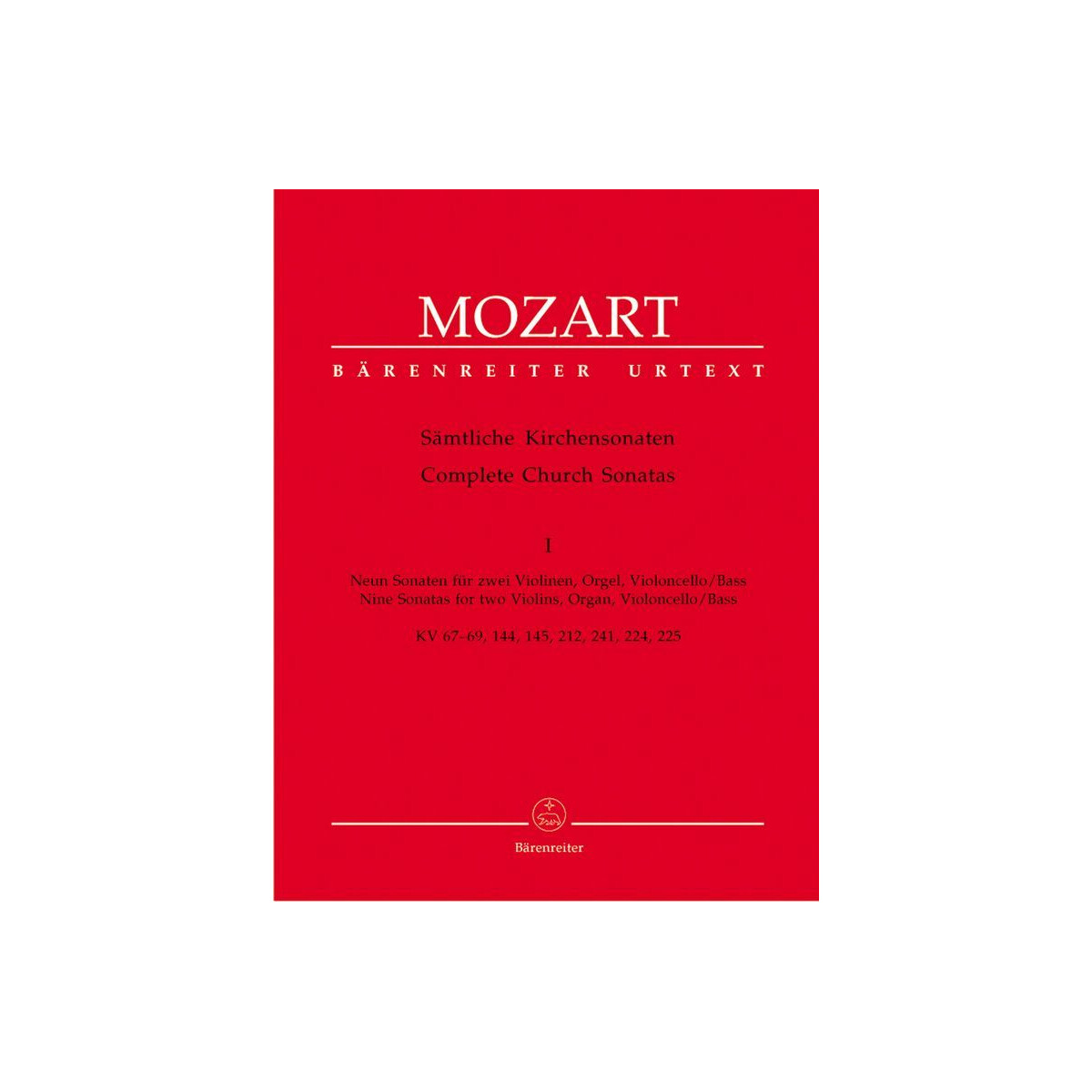 Sämtliche Kirchensonaten Band 1 f&u box