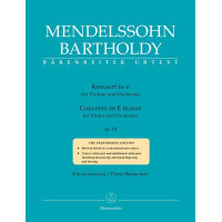 Konzert e-Moll op.64 für Violine und Orchester (Spätfassung)