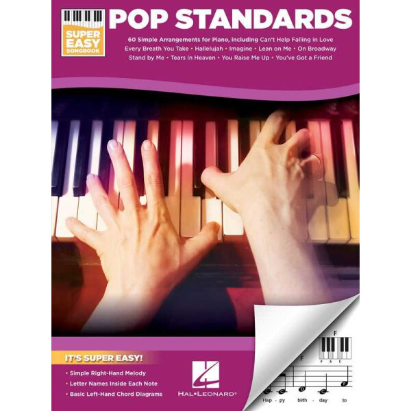 Pop Standards - super easy Songbook: