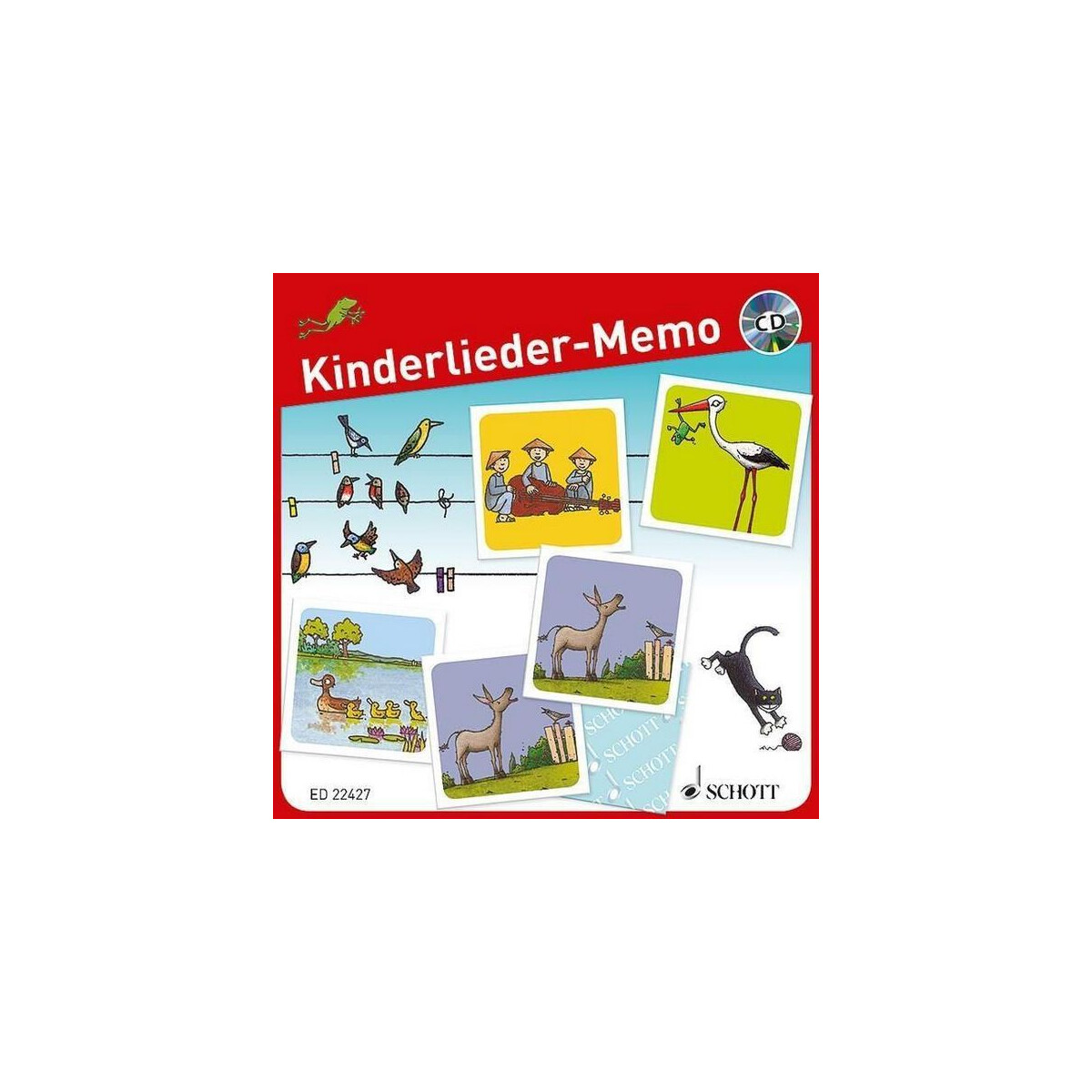 Kinderlieder-Memo (+CD) box