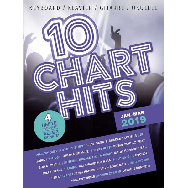 10 Charthits - Januar bis März 2019: