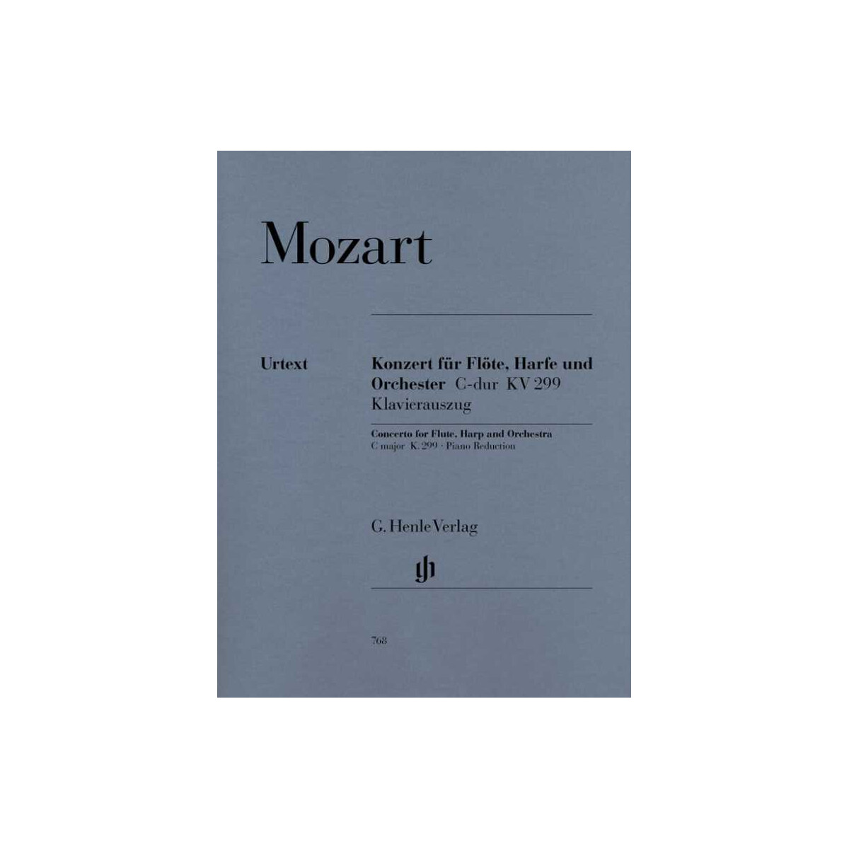 Konzert C-Dur KV299 für Flöte, Harfe und Orchester